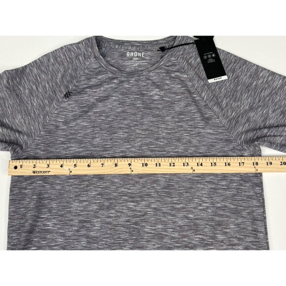 NWT Rhone Reign Short Sleeve Men’s Small Moisture Wicking Nightshade Space Dye - Picture 12 of 13